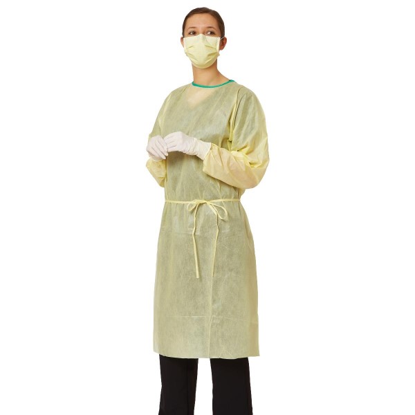Yellow Isolation Gowns